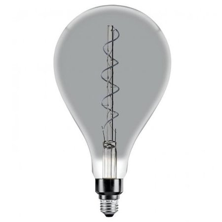 CURRENT 6.5 watt Cool Modern PS52 Shape Bulb; Smoke 258502